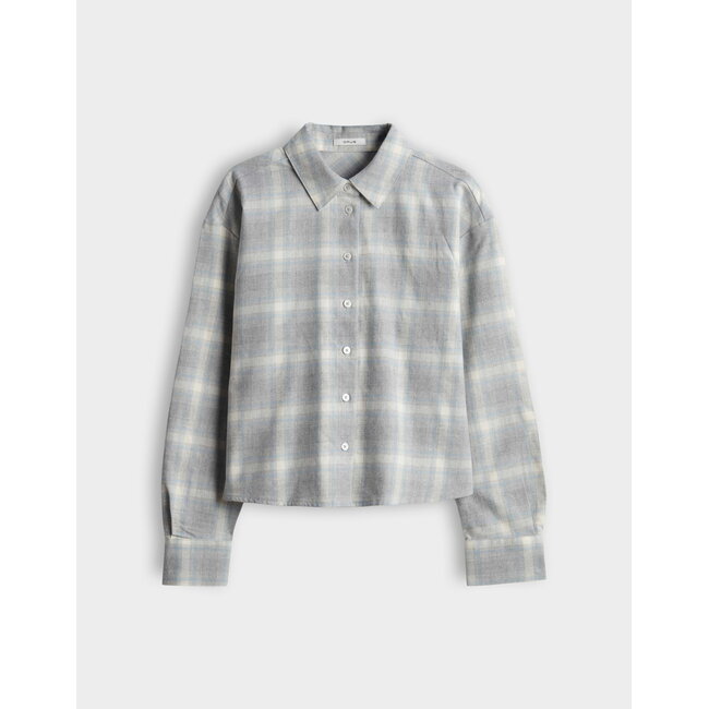 Opus Flakaro Blouse 10620314477460 8056 - Hazy Fog Melange