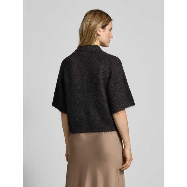 Neo Noir Benuta Fluffy Knit Cardigan 165816 676 - Dark Brown