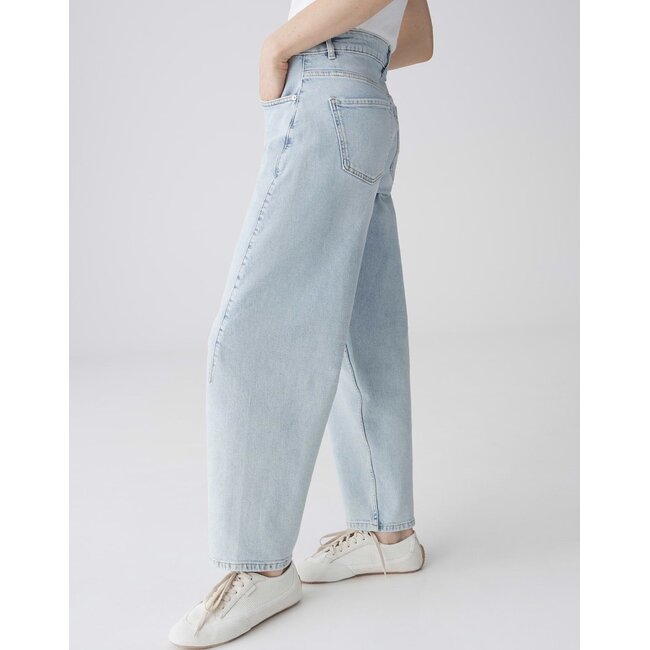 Opus Lolah Joy Barrel Jeans 10534513982482 70346 - Light Joy Blue