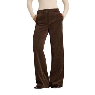Cambio Amelie Wide Leg Pantalon 7108 0246/01 776 - Coffee