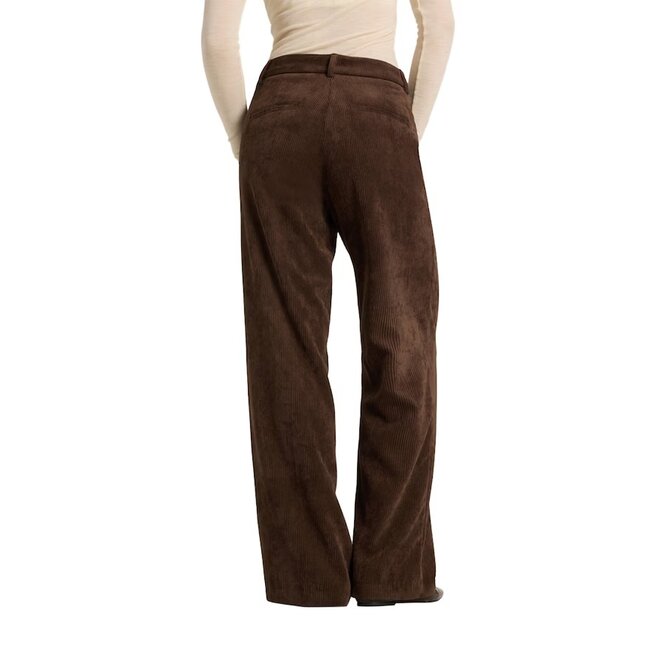 Cambio Amelie Wide Leg Pantalon 7108 0246/01 776 - Coffee