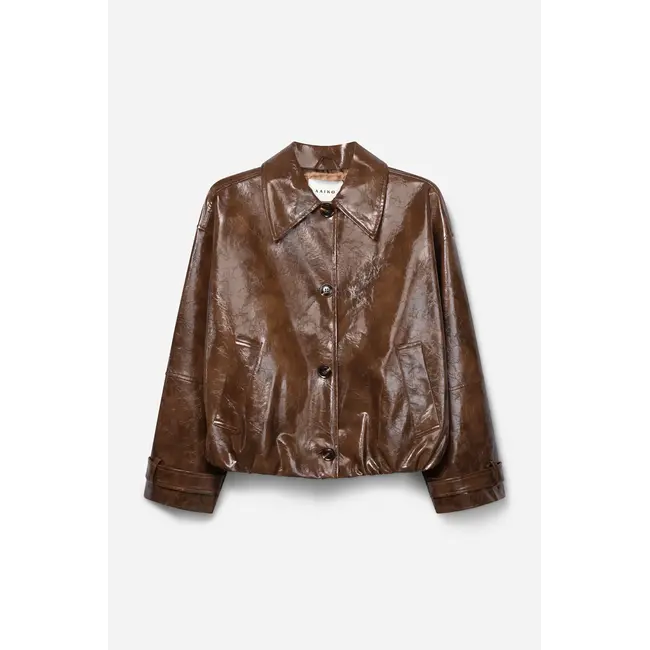 Aaiko  Carice Pu 674 Jacket 101619 191012 - Dark Mocha