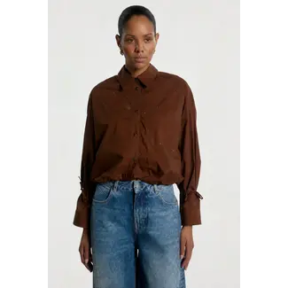 Aaiko  Mikkie Strass CO 518 Blouse 101887 191227 - Sorrel Horse
