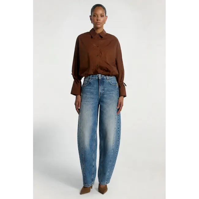 Aaiko  Mikkie Strass CO 518 Blouse 101887 191227 - Sorrel Horse