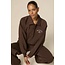 The Lola Club Ebony-001 Polo Sweater - Espresso