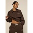 The Lola Club Ebony-001 Polo Sweater - Espresso