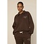 The Lola Club Ebony-001 Polo Sweater - Espresso