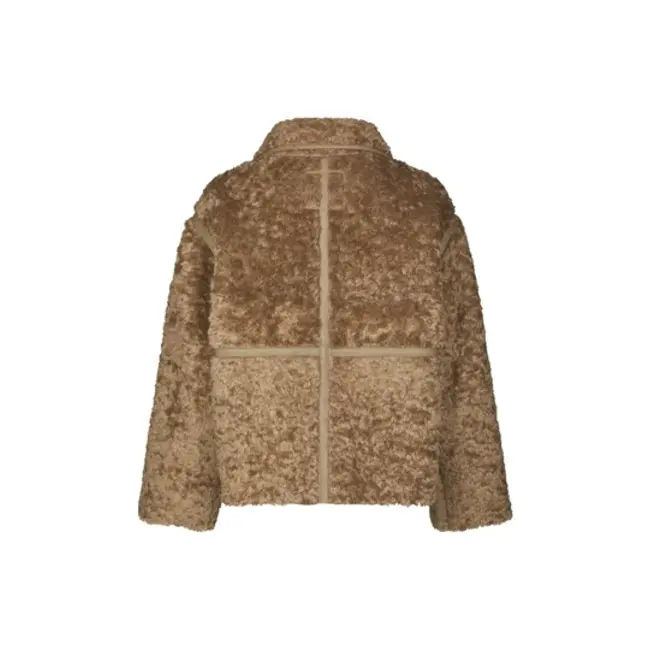 Neo Noir Nida Faux Fur Jacket 168299 214 - Taupe