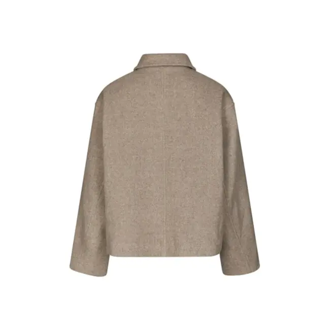 Neo Noir Hamra Herringbone Twill Jacket 168855 976 - Beige Melange