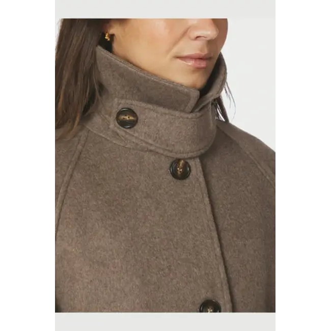Neo Noir Keaton Wool Coat 165499 214 - Taupe