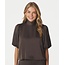 Neo Noir Parisa Heavy Sateen Blouse 170396 676 - Dark Brown