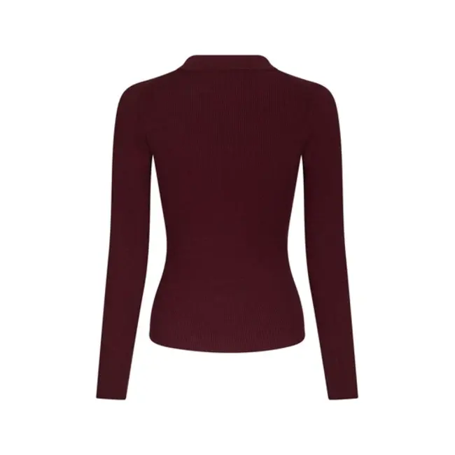 Neo Noir Panama Knit Top 164017 682 - Wine