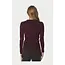 Neo Noir Panama Knit Top 164017 682 - Wine