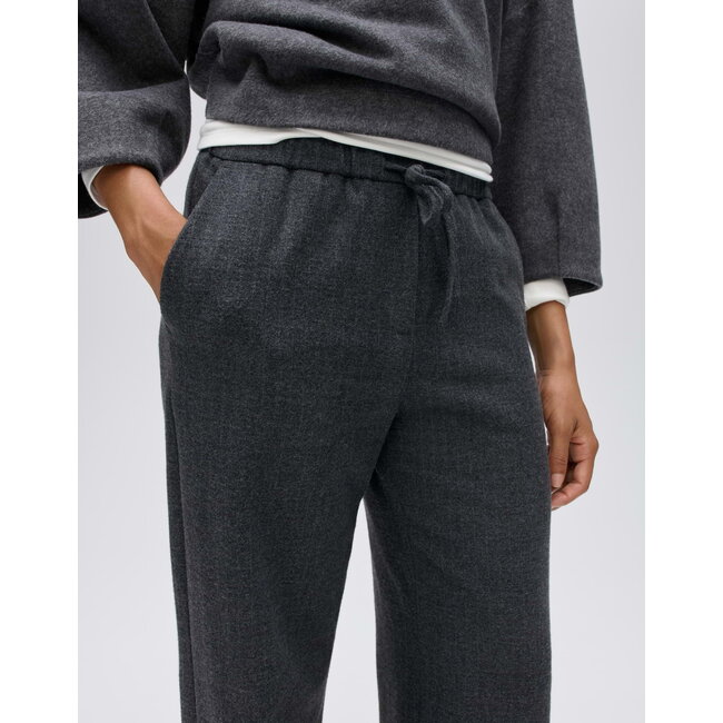 Opus Melane MOD Pinstripe Pantalon 10617314463460 80027 - Antraciet