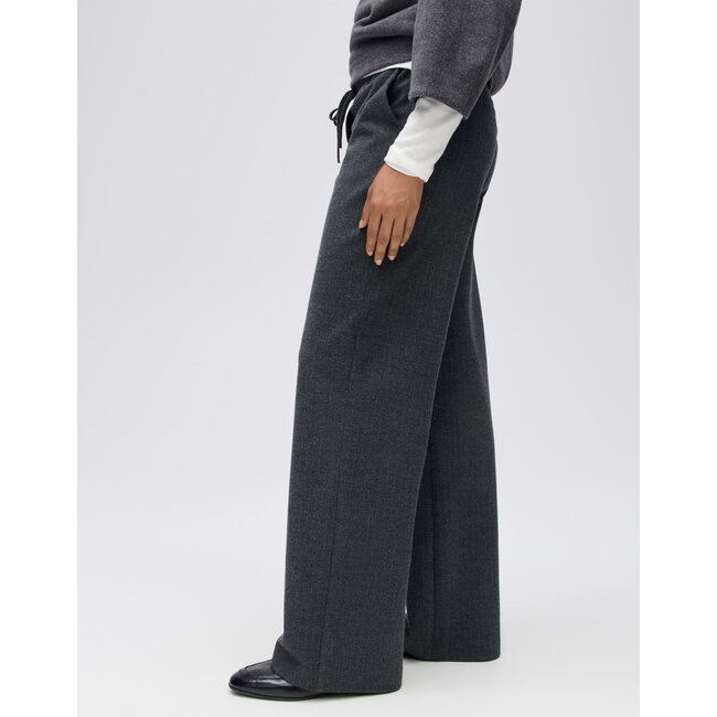 Opus Melane MOD Pinstripe Pantalon 10617314463460 80027 - Antraciet