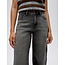 Opus Lolah Motion Barrel Jeans 10539314460106 70404 - Mid Grey