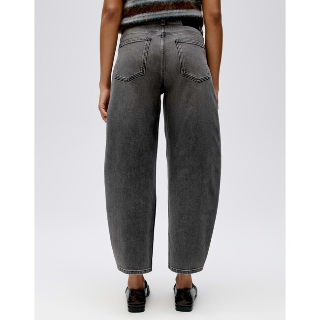 Opus Lolah Motion Barrel Jeans 10539314460106 70404 - Mid Grey