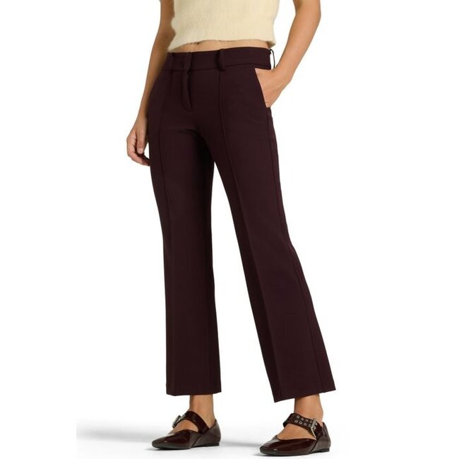 Cambio Farah Wide Leg Pantalon 6316 0342 00 187 - Deep Burgundy