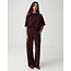 Opus Melane Chill Wide Leg Pantalon 10599414355106 40046 - Cherry Jam