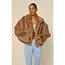 The Lola Club Bobbie-001 Faux Fur Jacket - Caramel