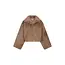 The Lola Club Bobbie-001 Faux Fur Jacket - Caramel