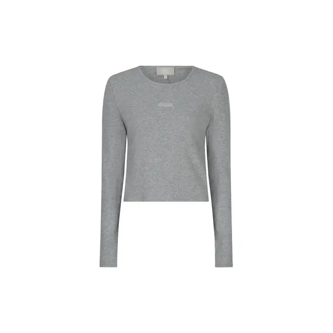 The Lola Club Isabella-001 LS Tee - Grey Melange