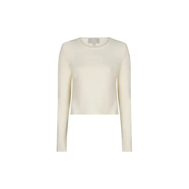 The Lola Club Isabella-001 LS Tee - Vanilla