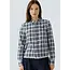 Oui 0100416 Blouse 0105 - White/Blue