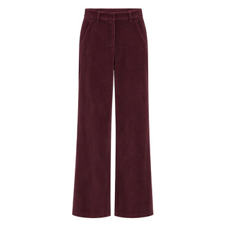 Cambio Alexis Wide Leg Pantalon 7108 0238 01 198 - Dark Cherry