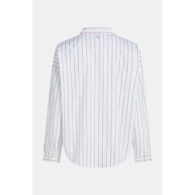 Penn&Ink W26N1810 Blouse 015 - White Stripe
