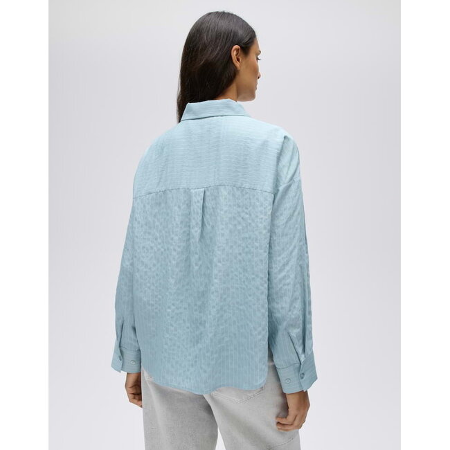 Opus Flui Blouse 10636314589475 60042 - Dusty Aqua