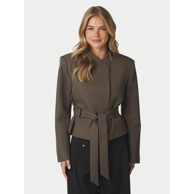Neo Noir Kailyn Structure Blazer 170264 306 - Dusty Brown