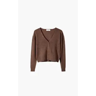 Aimée The Label HaarlemW6 Cardigan - Cacao Camel