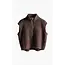 Aimée The Label LoiraW6 Waistcoat - Brown/Marine Melange