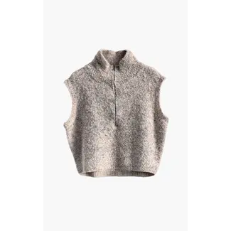 Aimée The Label LoiraW6 Waistcoat - Sand Melange