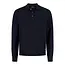 Wahts Crawford Cotton Merino Knit Buttoned Polo K.698.CMHKBP.0226 - Night Blue