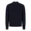 Wahts Crawford Cotton Merino Knit Buttoned Polo K.698.CMHKBP.0226 - Night Blue