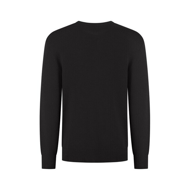 Wahts Burns Cotton Merino Knit Pullover K.601.CMHKP.0226 - Deep Brpwn