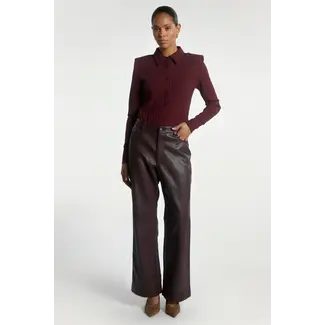 Aaiko  Rianne PU 689 Pantalon 101900 191619 - Bordeaux