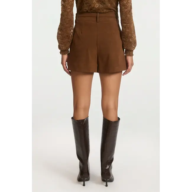 Aaiko  Lisa PU Short 101940 181048 - Brown Sugar