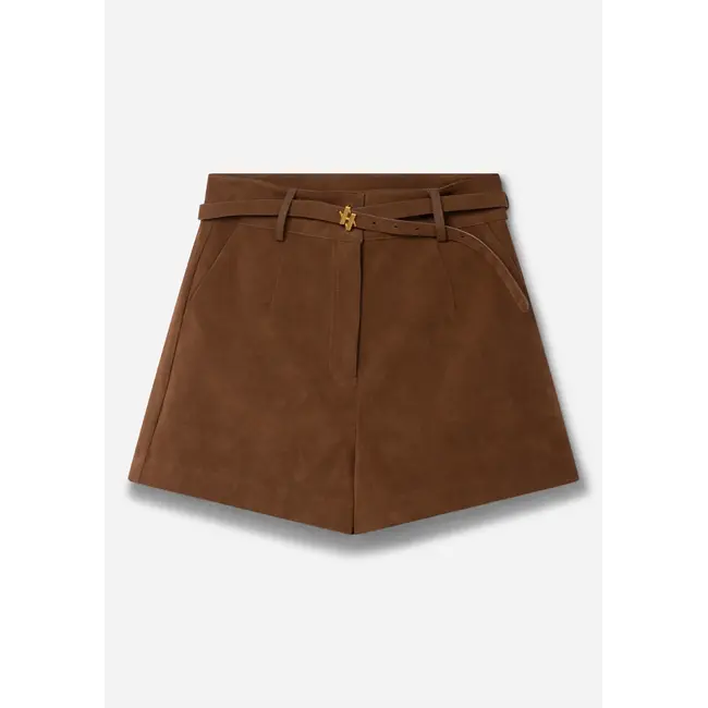 Aaiko  Lisa PU Short 101940 181048 - Brown Sugar