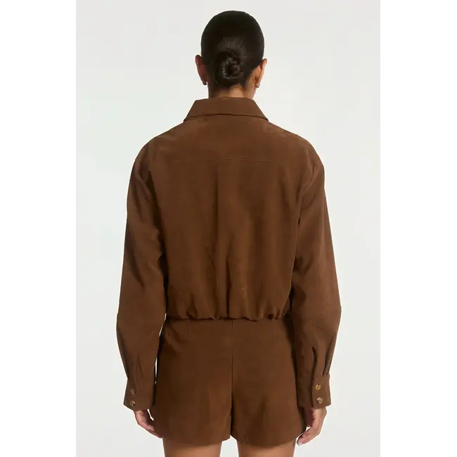 Aaiko  Susie PU 517 Jacket 101939 181048 - Brown Sugar