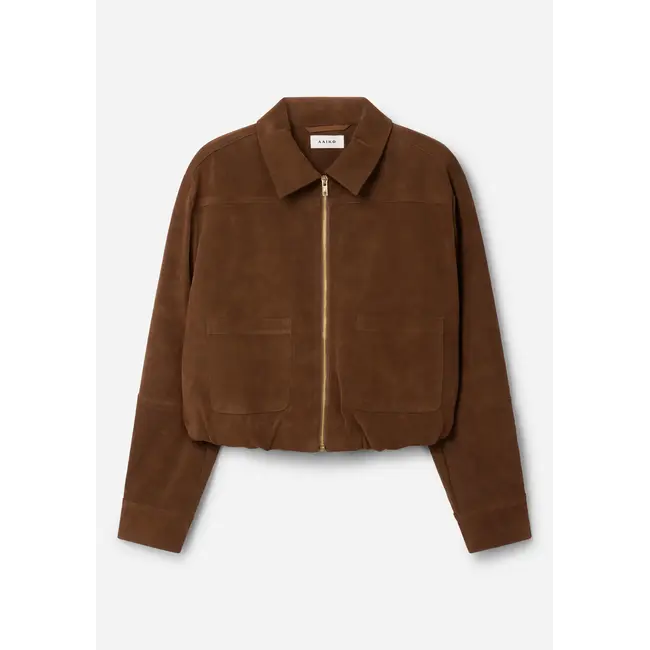 Aaiko  Susie PU 517 Jacket 101939 181048 - Brown Sugar