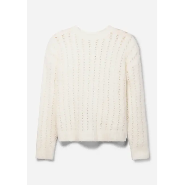 Aaiko  Oris Ajour Pullover 101957 114300 - Les Blancs