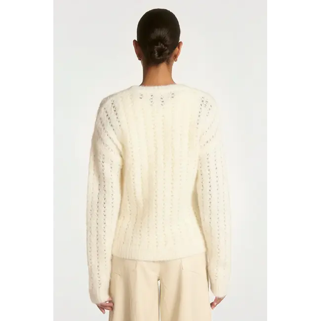 Aaiko  Oris Ajour Pullover 101957 114300 - Les Blancs