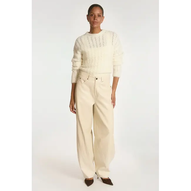 Aaiko  Oris Ajour Pullover 101957 114300 - Les Blancs