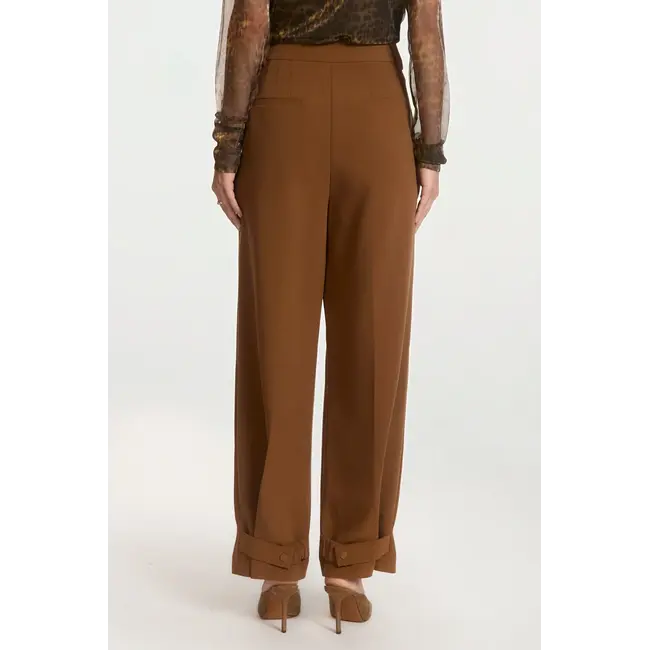 Aaiko  Lynn RPES 345 Pantalon Wide Fit 102037 181048 - Brown Sugar