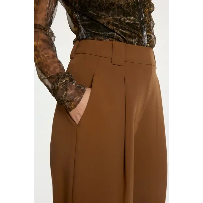 Aaiko  Lynn RPES 345 Pantalon Wide Fit 102037 181048 - Brown Sugar