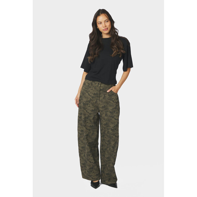 Neo Noir Haven Camou Jeans Wide Fit 170550 587 - Camou
