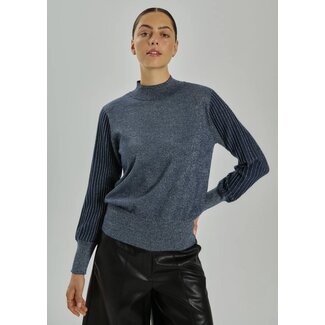 Freequent FQBISOLO Pullover - Navy Blazer